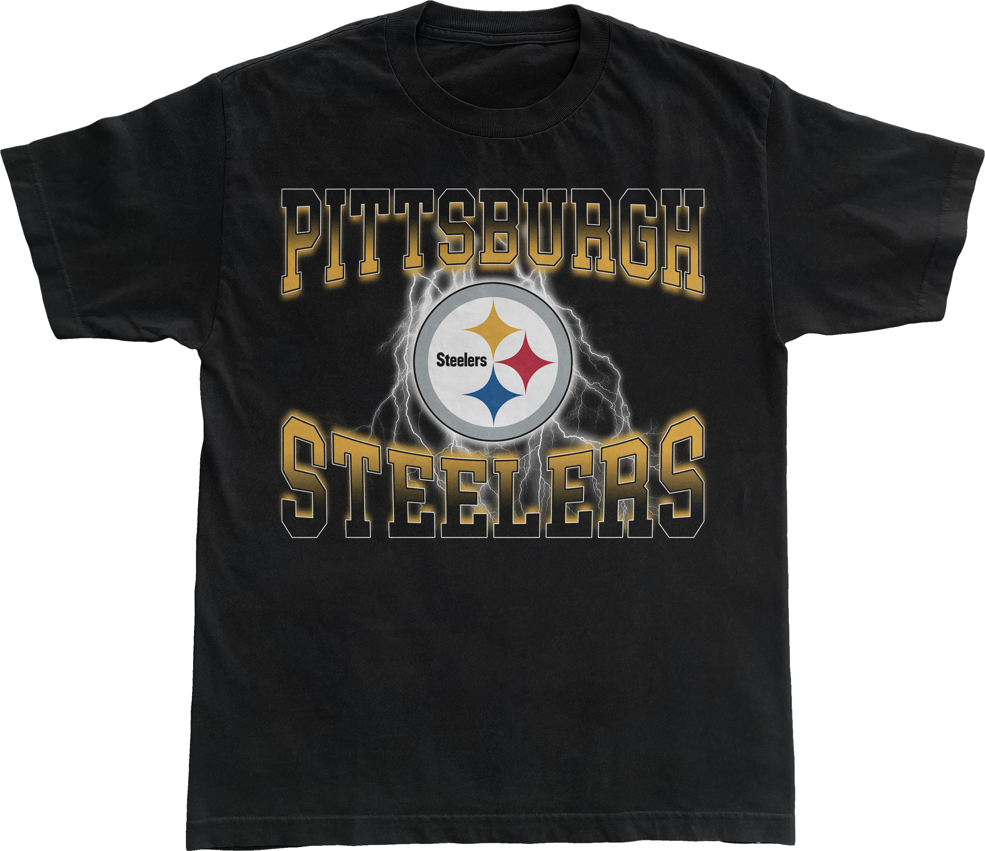 Pittsburgh Steelers T-shirts lightning graphic gift for men