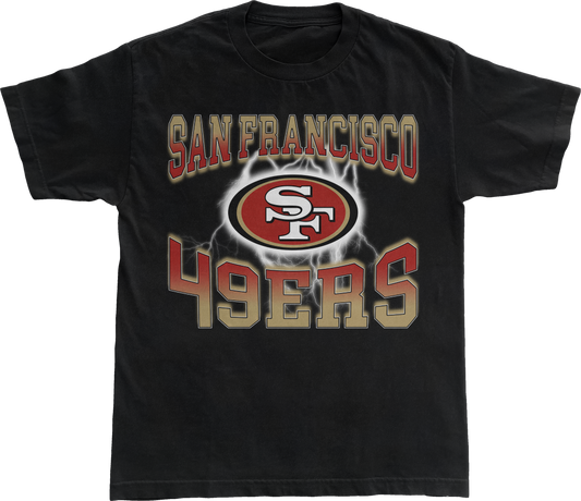 San Francisco 49ers Lightning T-Shirt
