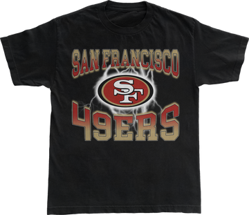 San Francisco 49ers Lightning T-Shirt