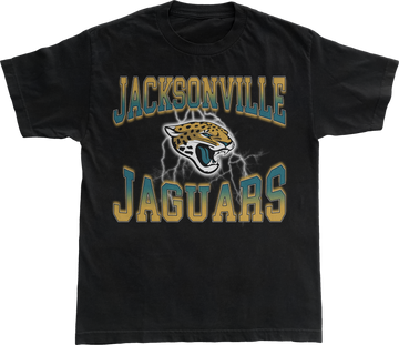 Jacksonville Jaguars Lightning T-Shirt